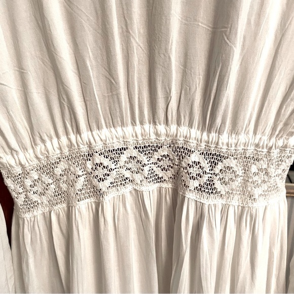 Kiwi & Punch White Kimono/Cover-up-Crocheted Lace-Layered Size Small NWT - Picture 6 of 12